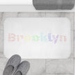 Brooklyn Bath Mat (White Rainbow)