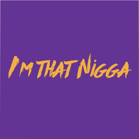 I'm That Nigga Microfiber Duvet Cover (Purple)