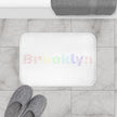 Brooklyn Bath Mat (White Rainbow)