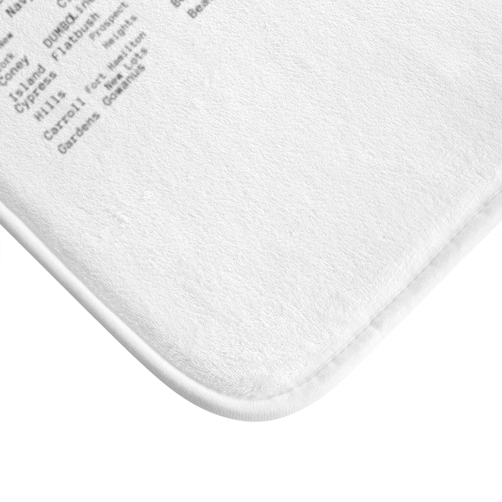 Brooklyn Bath Mat (White)