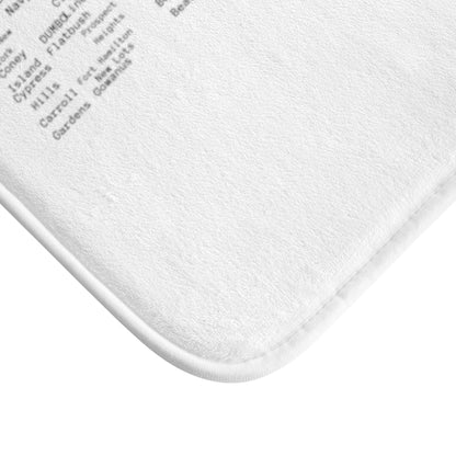 Brooklyn Bath Mat (White)