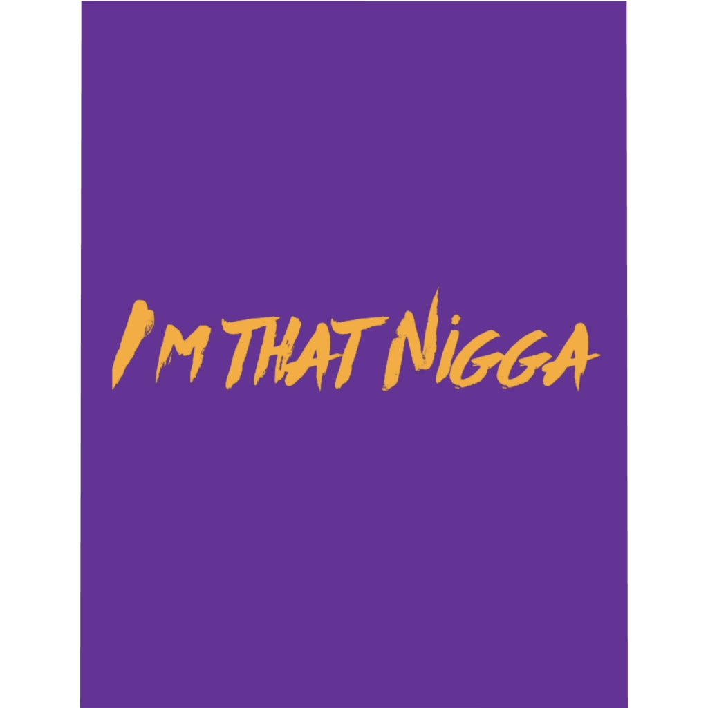 I'm That Nigga Microfiber Duvet Cover (Purple)