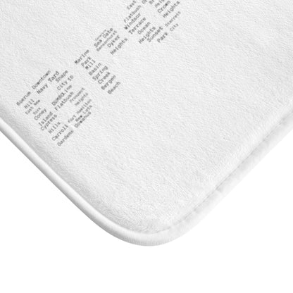 Brooklyn Bath Mat (White)