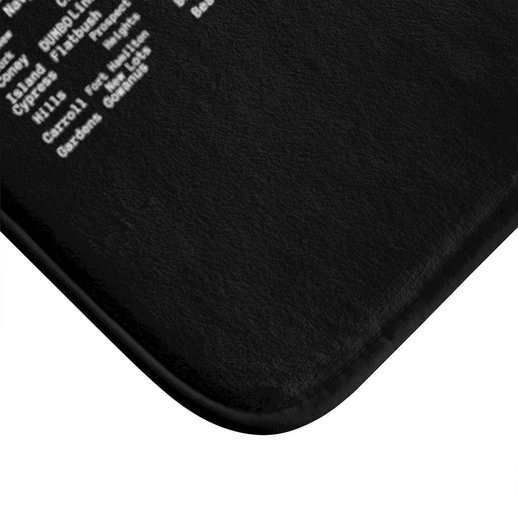 Brooklyn Bath Mat (Black)