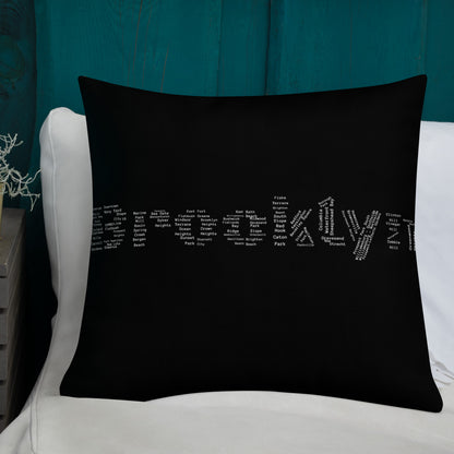 Brooklyn Premium Pillows (Black)