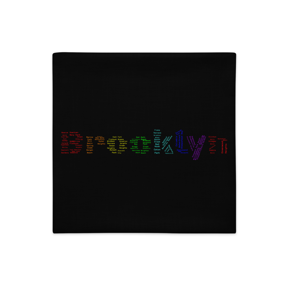 Brooklyn Premium Pillow Cases (Black)
