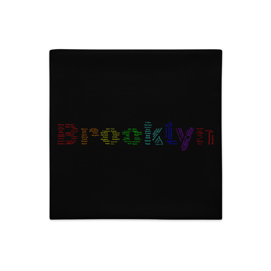 Brooklyn Premium Pillow Cases (Black)