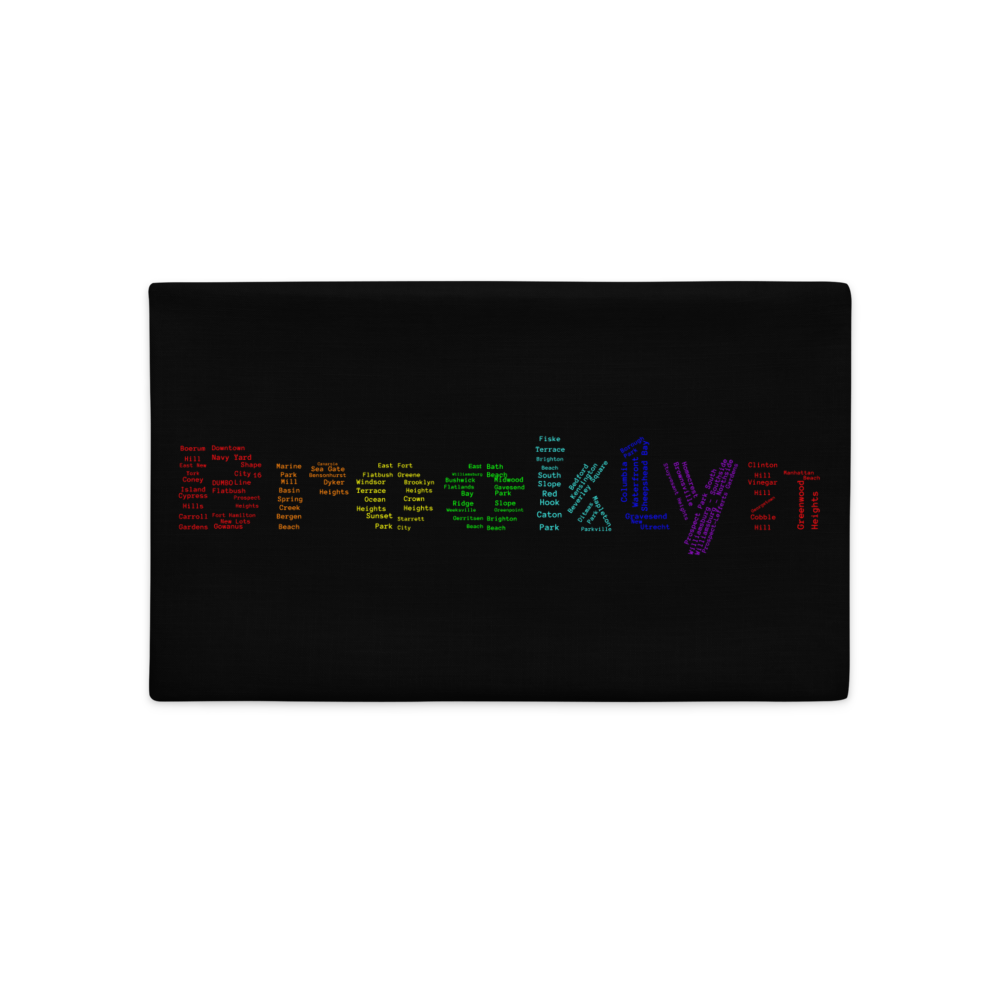 Brooklyn Premium Pillow Cases (Black)