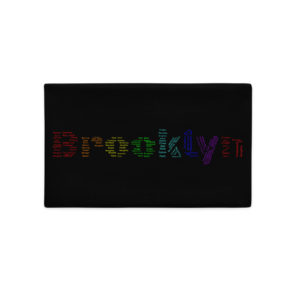 Brooklyn Premium Pillow Cases (Black)