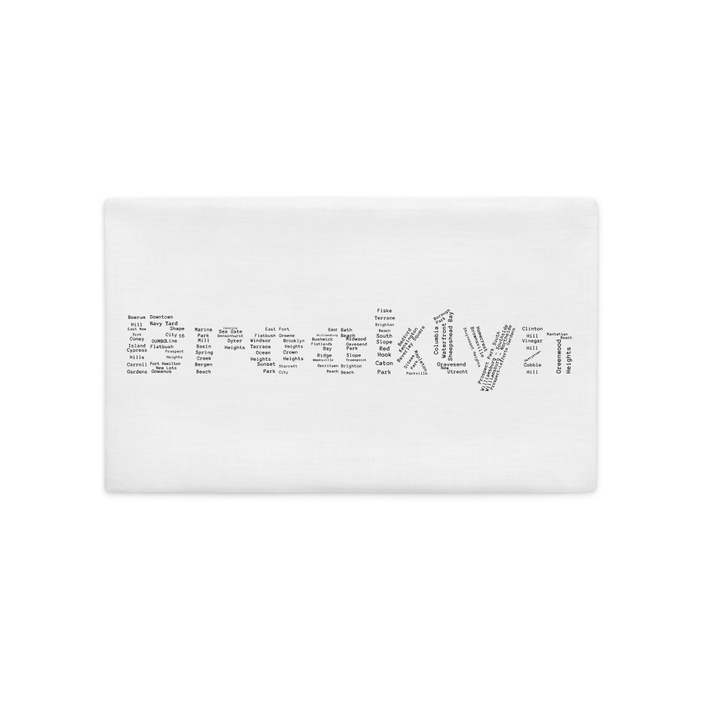 Brooklyn Premium Pillow Cases (White)