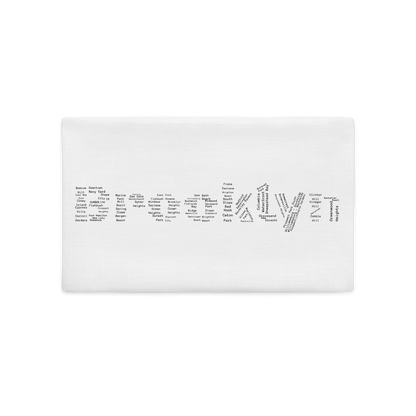 Brooklyn Premium Pillow Cases (White)