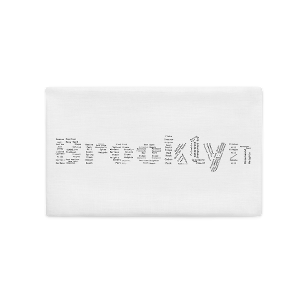 Brooklyn Premium Pillow Cases (White)