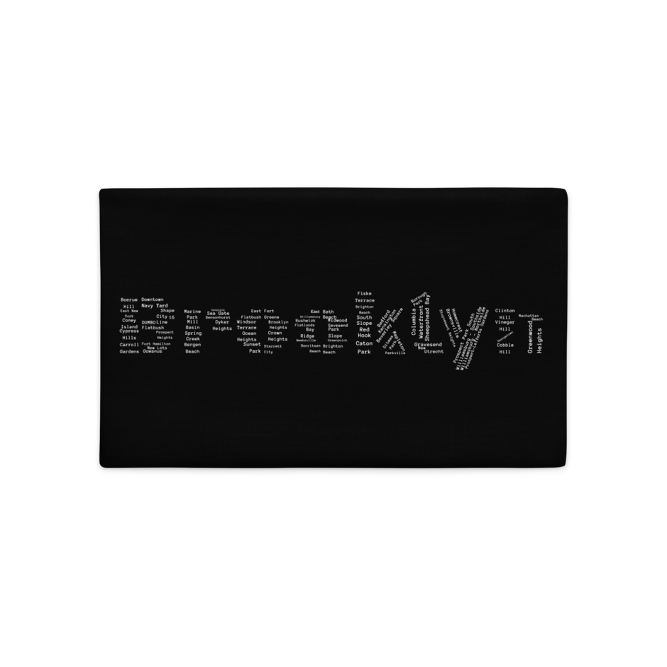 Brooklyn Premium Pillow Cases (Black)
