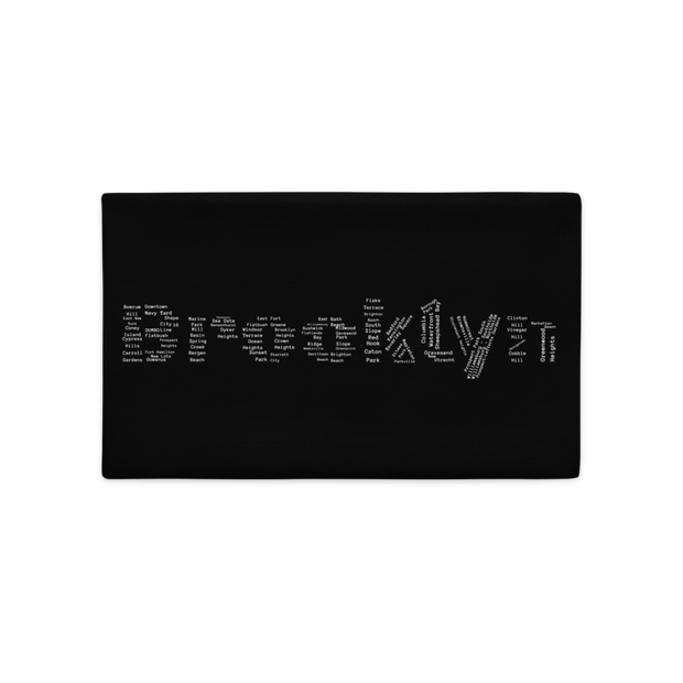 Brooklyn Premium Pillow Cases (Black)