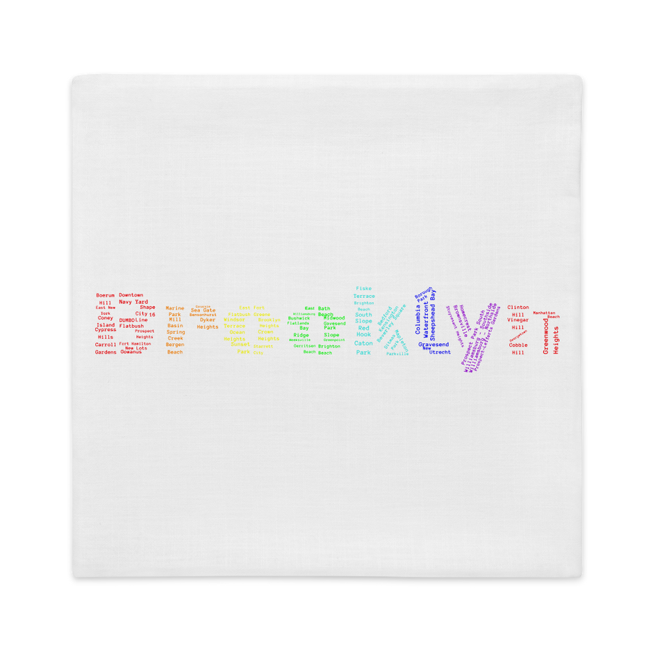 Brooklyn Premium Pillow Cases (White)