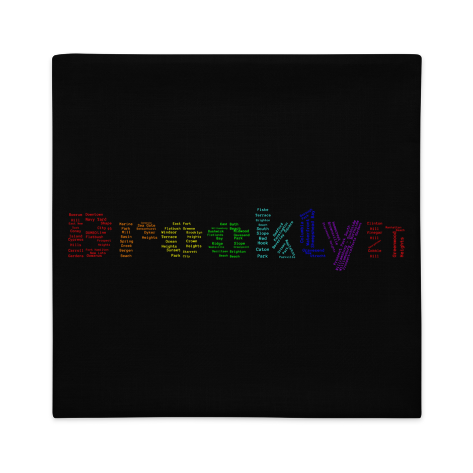 Brooklyn Premium Pillow Cases (Black)