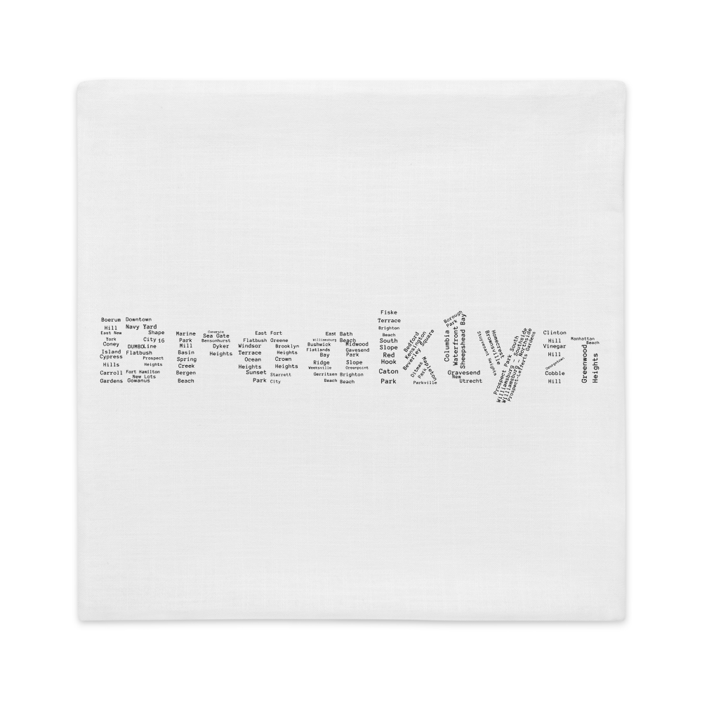 Brooklyn Premium Pillow Cases (White)