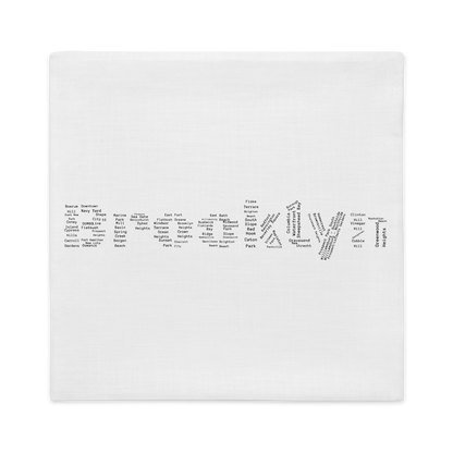 Brooklyn Premium Pillow Cases (White)