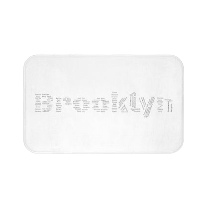 Brooklyn Bath Mat (White)
