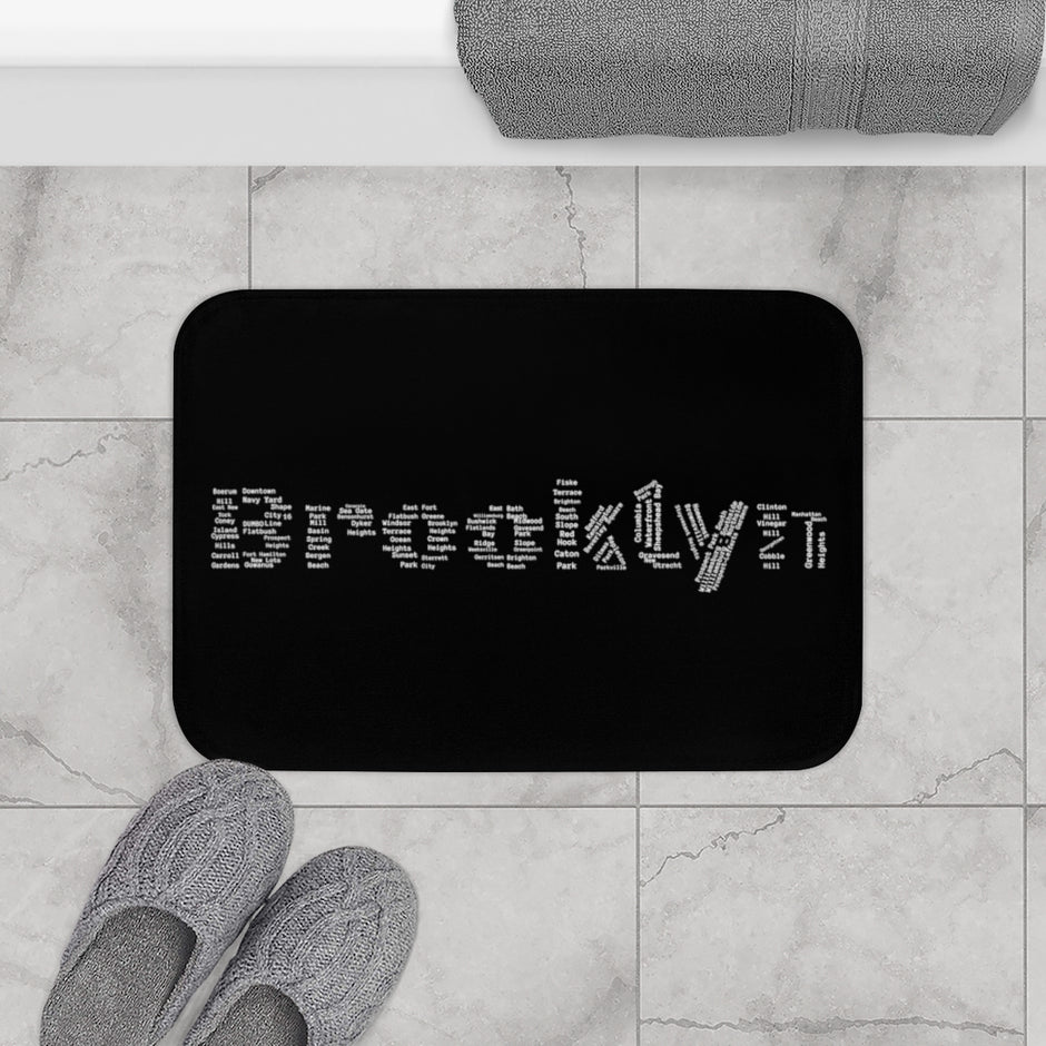 Brooklyn Bath Mat (Black)