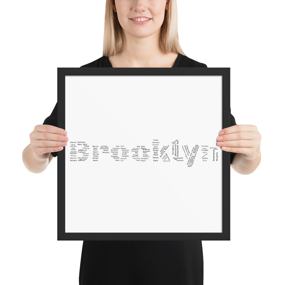 Brooklyn Framed Poster