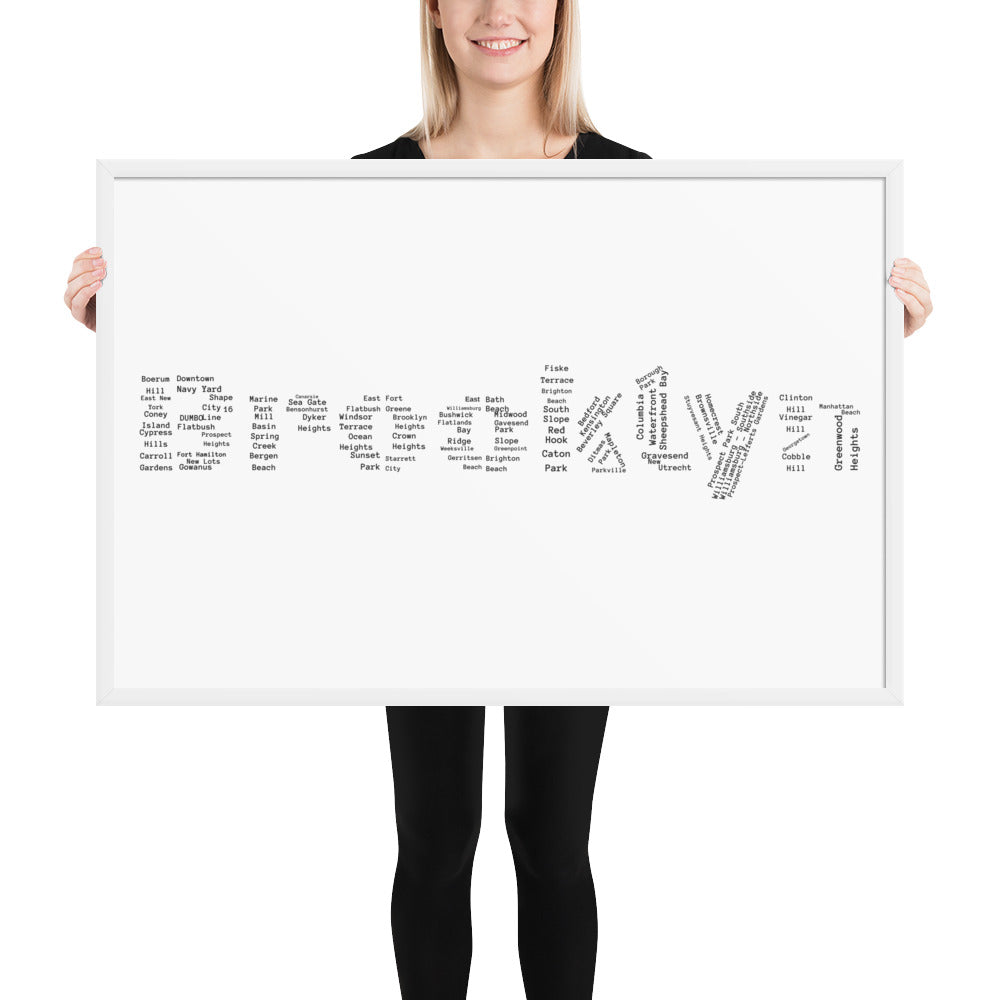 Brooklyn Framed Poster