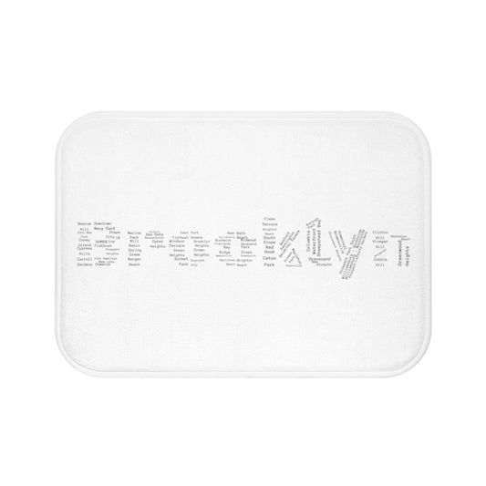 Brooklyn Bath Mat (White)