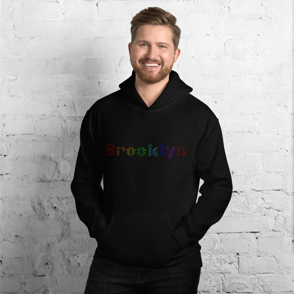 Brooklyn Unisex Hoodie (Rainbow)
