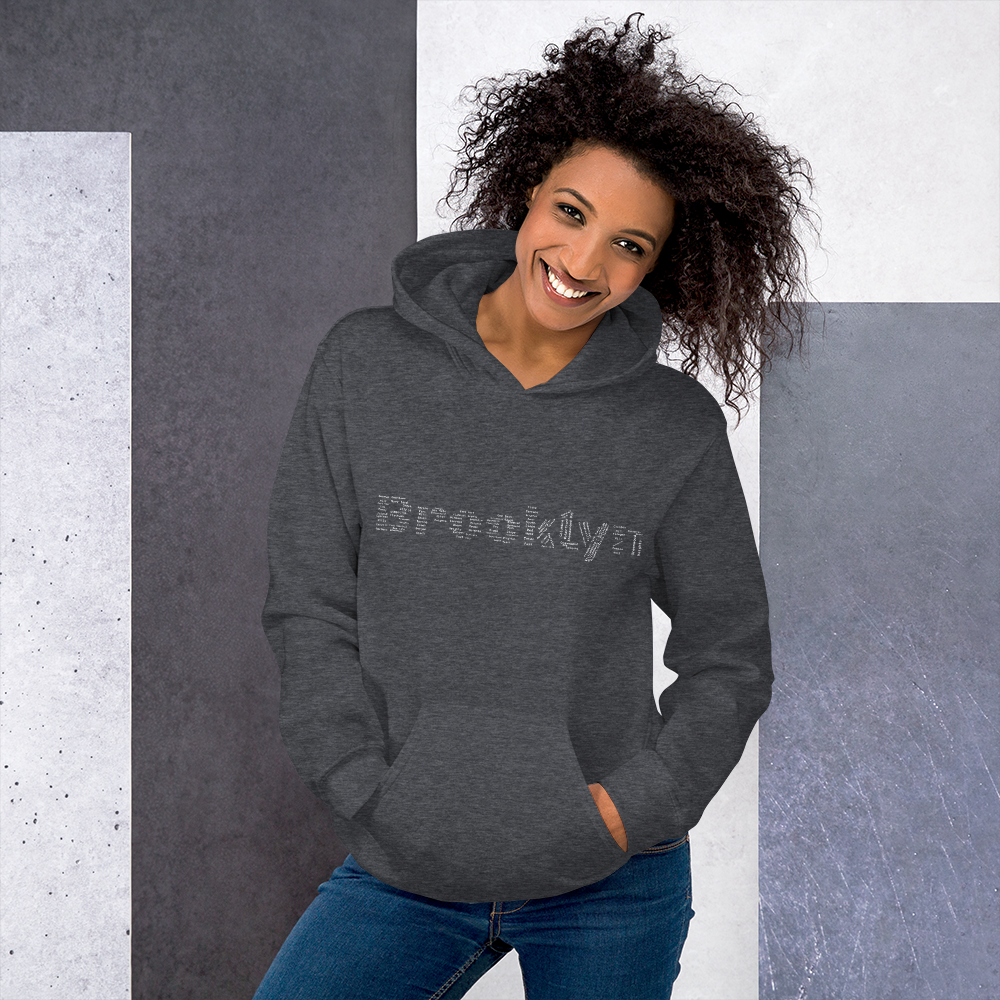 Brooklyn Unisex Hoodie (White)