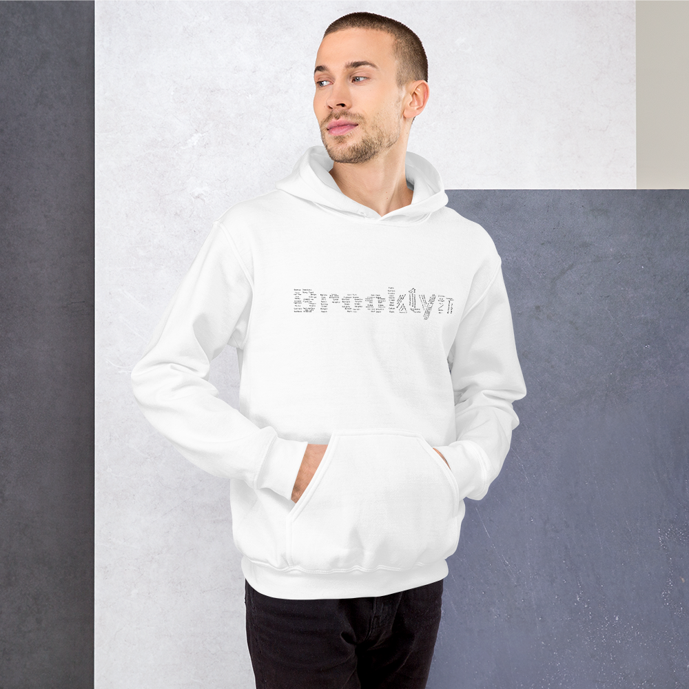 Brooklyn Unisex Hoodie (Black)